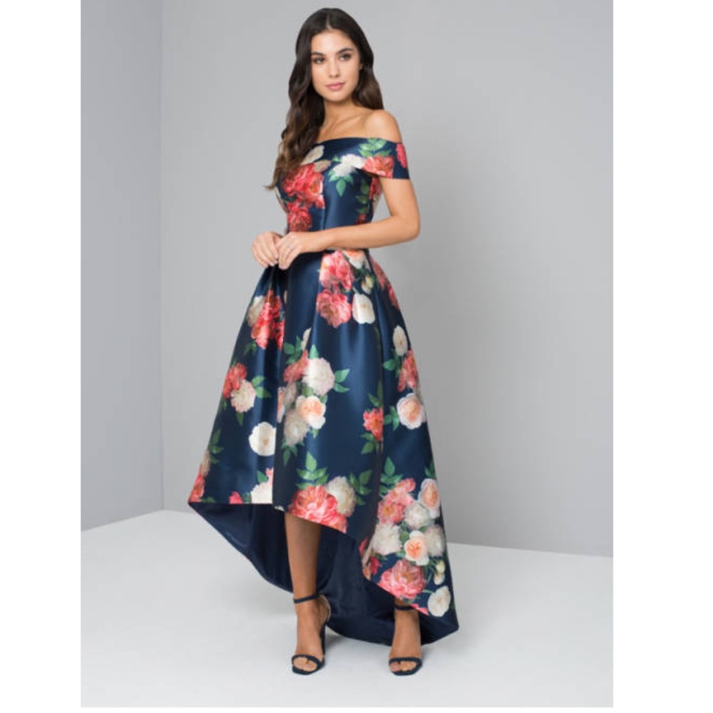 Chi Chi Of London Kerris Bardot High Low Dress